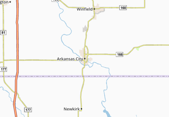 Arkansas City Map