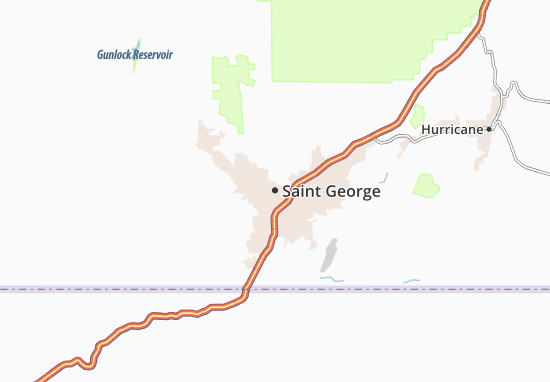 Kaart Plattegrond Saint George