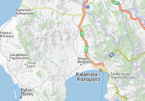 Mapa Kalamaras
