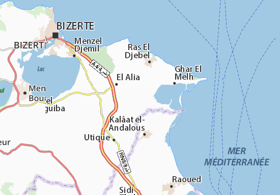 Mapa Aousja