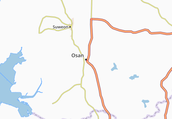 Mapa Osan