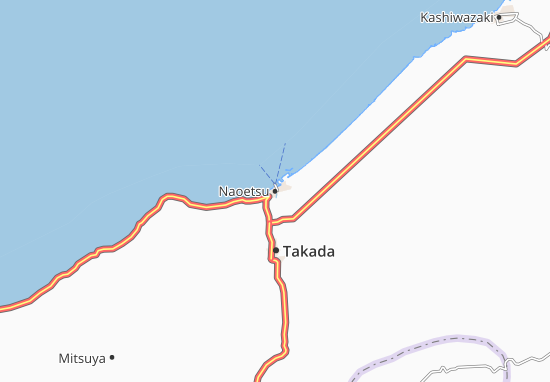 Karte Stadtplan Naoetsu