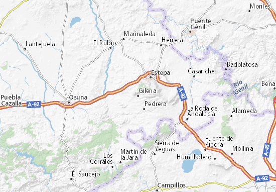 Mapa Gilena