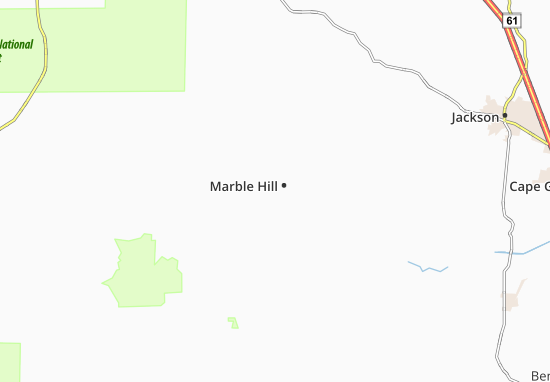 Mapa Marble Hill