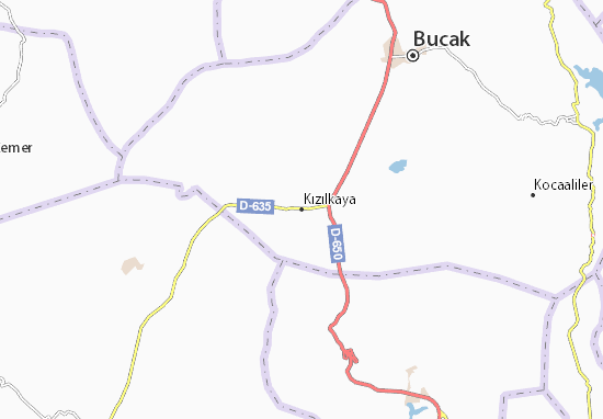 Kızılkaya Map