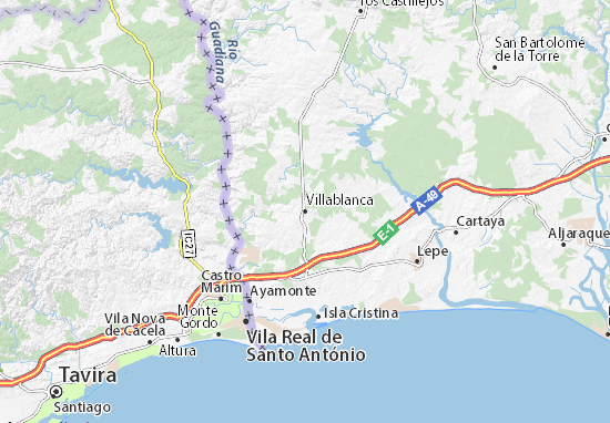Karte Stadtplan Villablanca