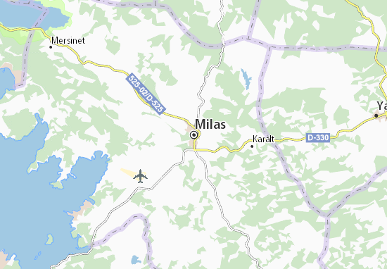 Mapa Milas