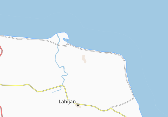 Karte Stadtplan Lesku Kalayeh