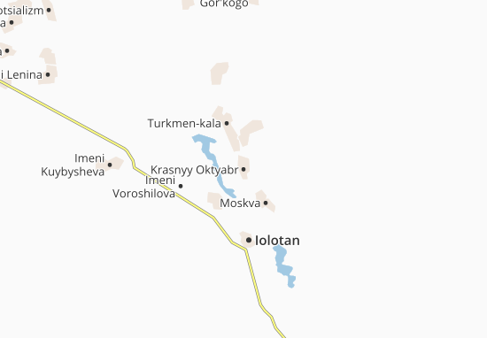 Mapa Krasnyy Oktyabr