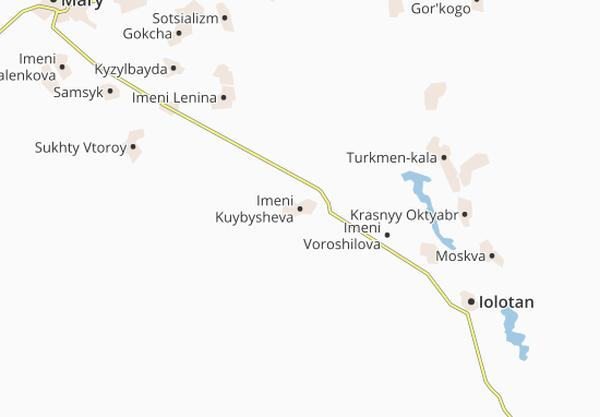 Kaart Plattegrond Imeni Kuybysheva