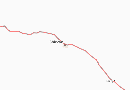 Mapa Shirvan