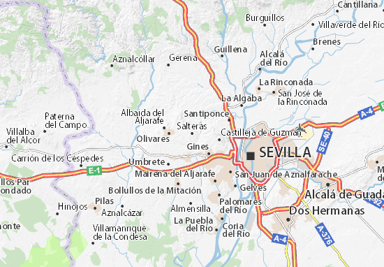Karte Stadtplan Salteras