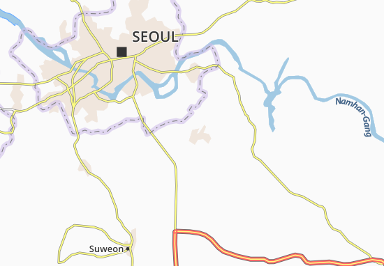 Karte Stadtplan Songnam