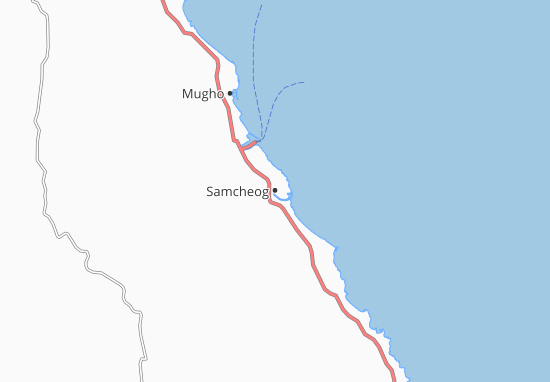 Karte Stadtplan Samcheog