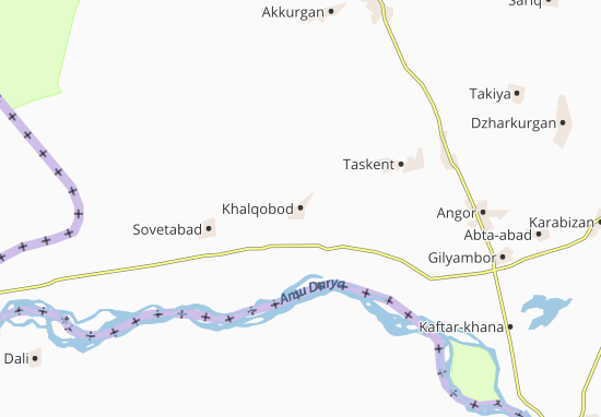 Kaart Plattegrond Khalqobod