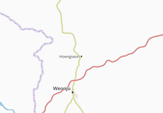 Karte Stadtplan Hoengseon