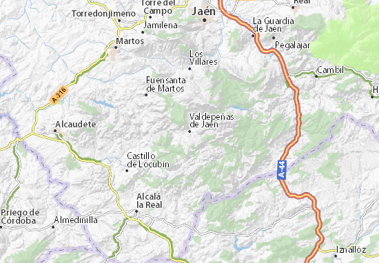 Carte-Plan Valdepeñas de Jaén
