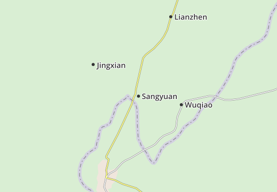 Karte Stadtplan Sangyuan