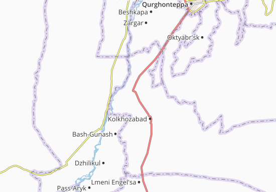 Mapa Gushmazar