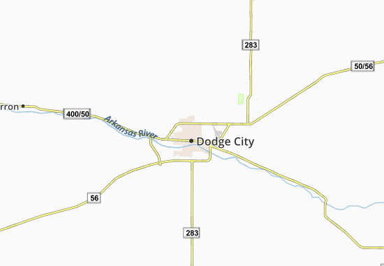 Mapa Dodge City