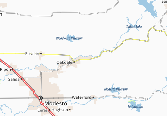 Mapa East Oakdale