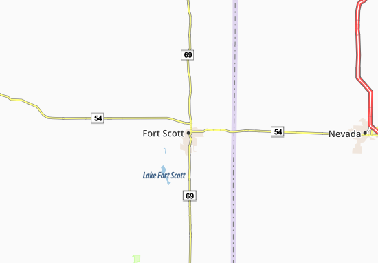 Mapa Fort Scott