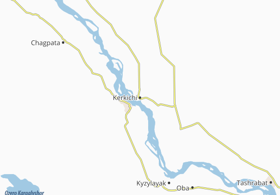 Kaart Plattegrond Kerkichi
