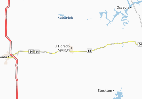Mapa El Dorado Springs