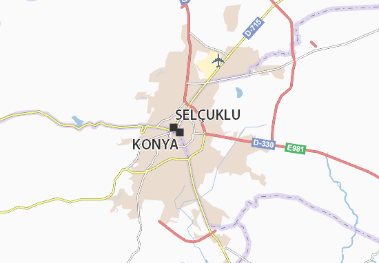 Karte Stadtplan Çelebi
