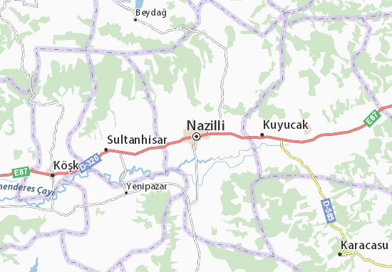 Karte Stadtplan Nazilli