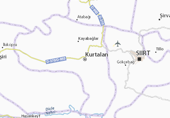 Karte Stadtplan Kurtalan