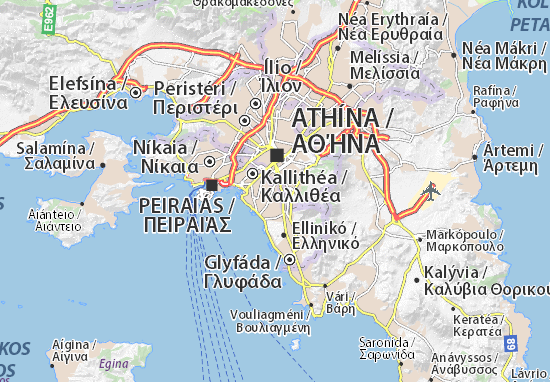 Mapa Agios Dimitrios