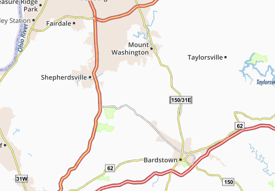 Karte Stadtplan Brownington