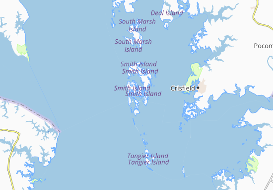 Mapa Smith Island