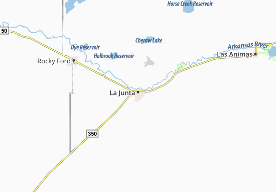Karte Stadtplan La Junta