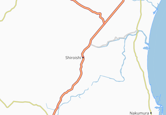Karte Stadtplan Shiroishi