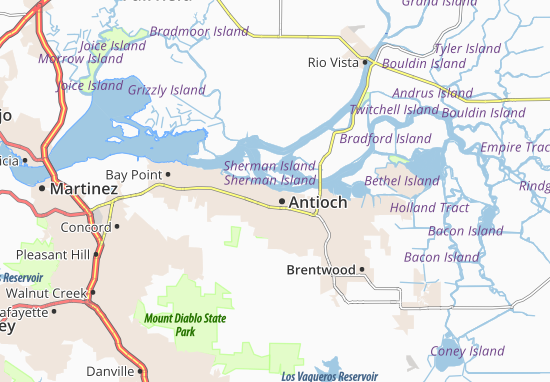 Karte Stadtplan Antioch