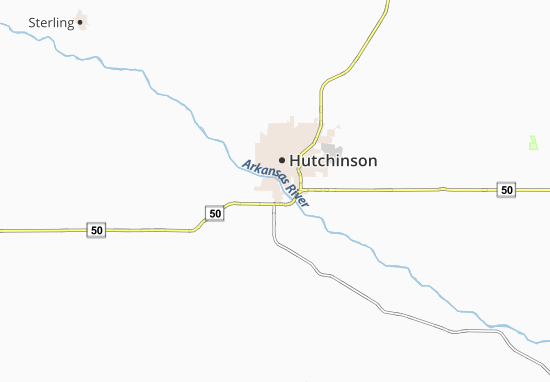 Mapa South Hutchinson