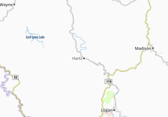 Mapa Harts