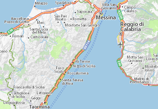 Mapa Itala Marina