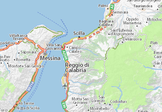 Mapa Calanna