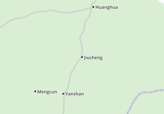 Karte Stadtplan Jiucheng