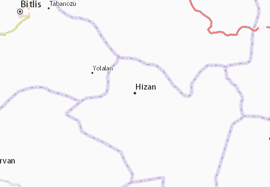 Karte Stadtplan Hizan