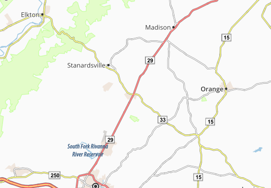 Mapa Ruckersville