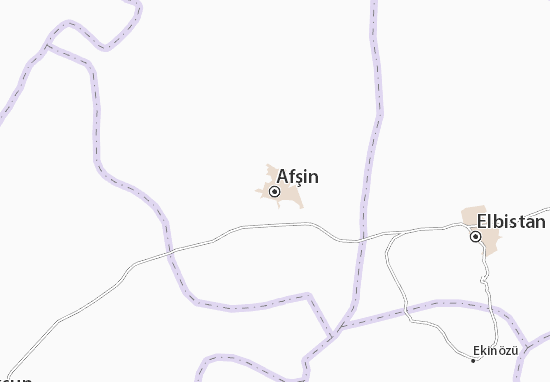 Karte Stadtplan Afşin