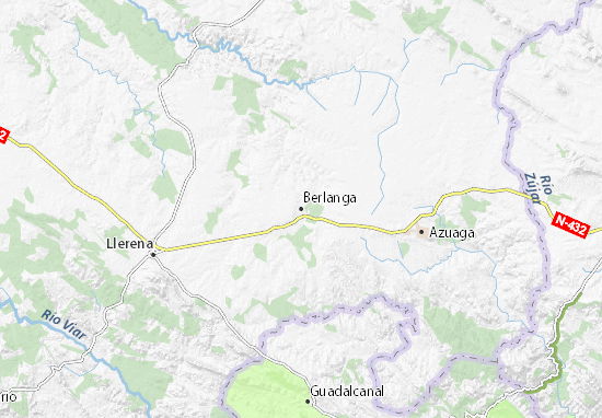 Kaart Plattegrond Berlanga