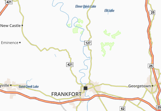 Mapa Ottusville