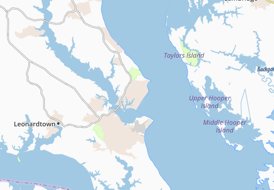 Mapa Chesapeake Ranch Estates-Drum Point