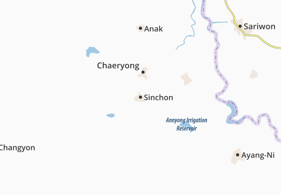 Karte Stadtplan Sinchon