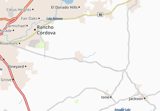 Karte Stadtplan Rancho Murieta